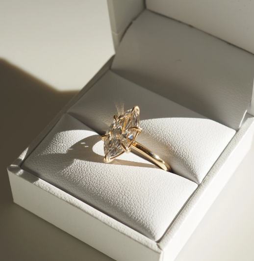 Mia | 2.5ct Marquise Solitaire Ring